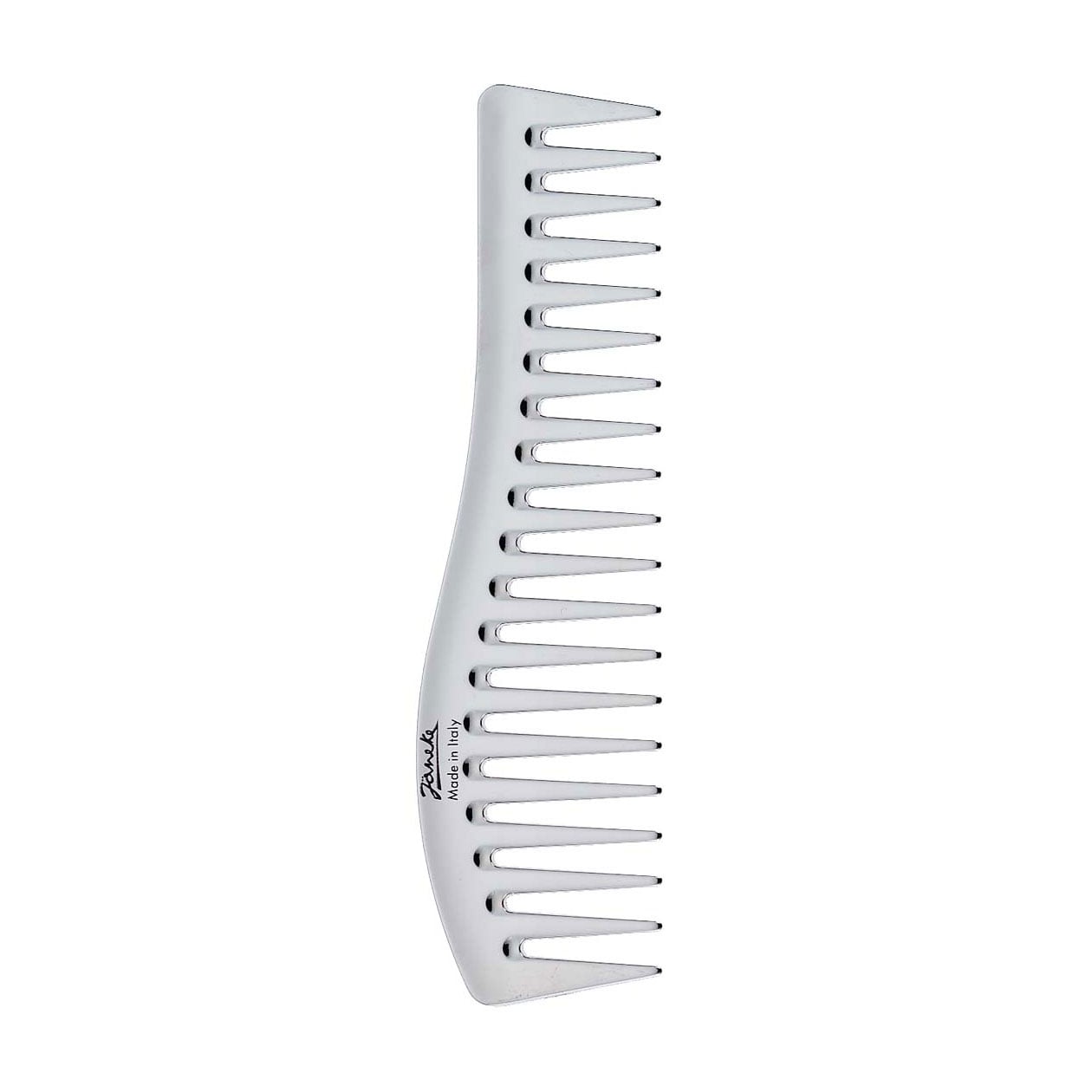 Гребінець для волосся Janeke Silver Wavy Comb Срібний